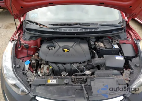 2012 Hyundai Elantra Gls (Ulsan Plant) from USA, damaged, VIN KMHDH4AE5CU462834